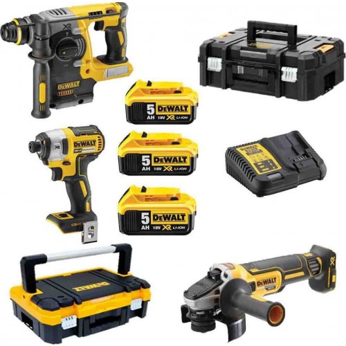 18V XR Brushless Cordless Compact Drill Driver and Impact Driver & hammer drill 