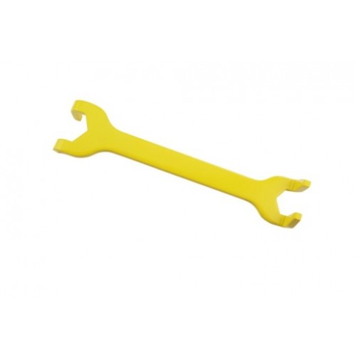 Basin wrench for 1/2' and 3/4', Yellow