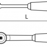 Expert by Facom Cyprus - 1/4" PEAR HEAD RATCHET 