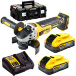 18V XR Brushless Γωνιακός Τροχός 125mm 2 Χ 5 Ah Powerstack