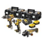 ΣΕΤ 18V -XR Brushless Κρουστικό Δραπ/κατσάβιδο - Γωνιακός Τροχός 125mm  Παλμικό Κατσιαβίδι DCF887Ν